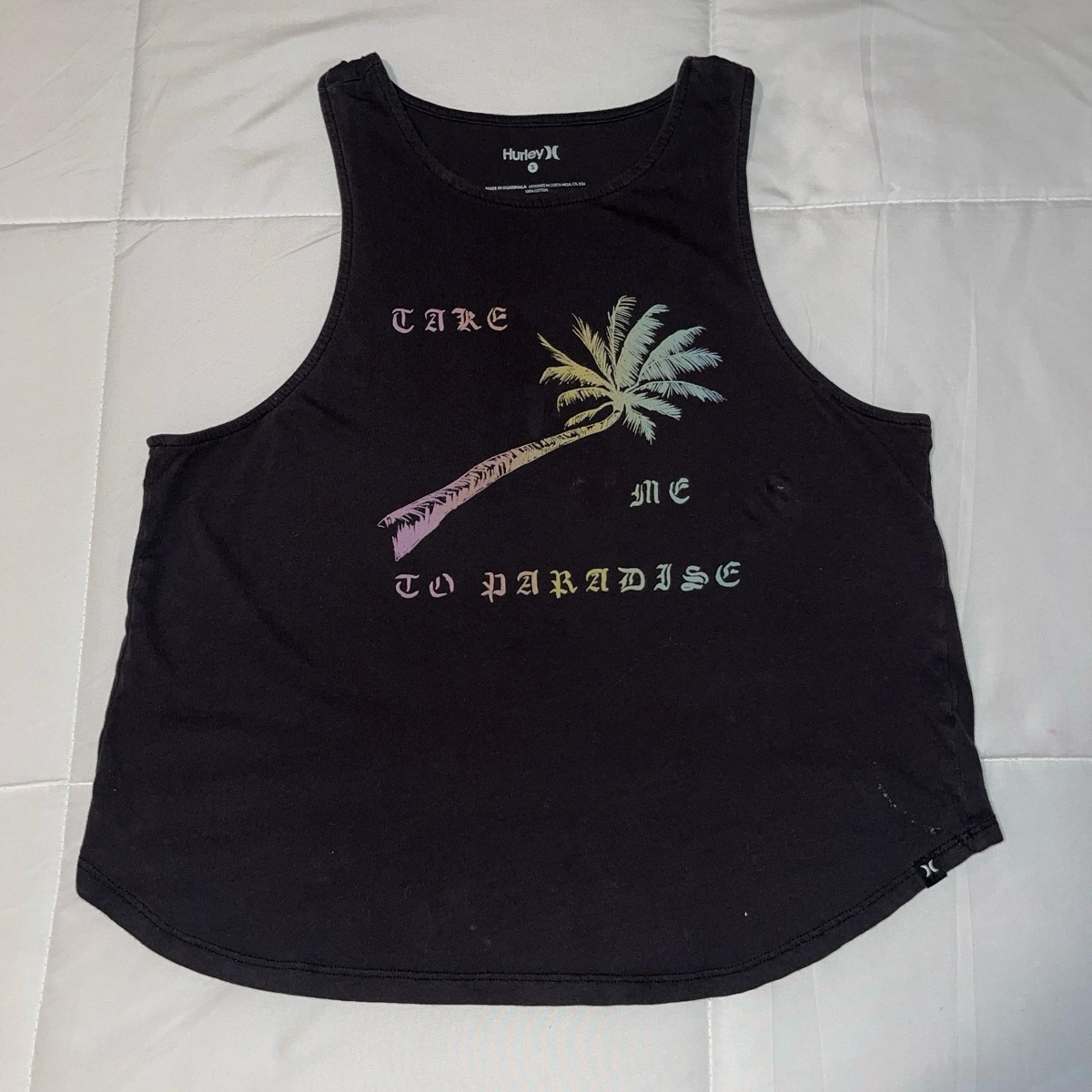 Black Tank Top - Hurley - Size S