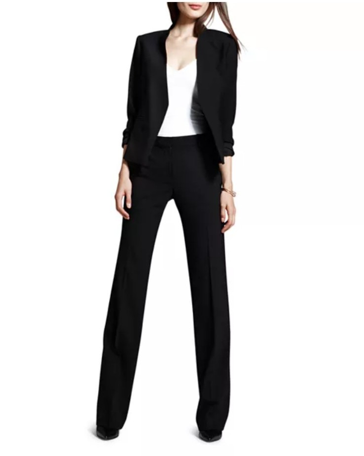 Theory Emery 2 urban wool blend trousers pants office Size 4