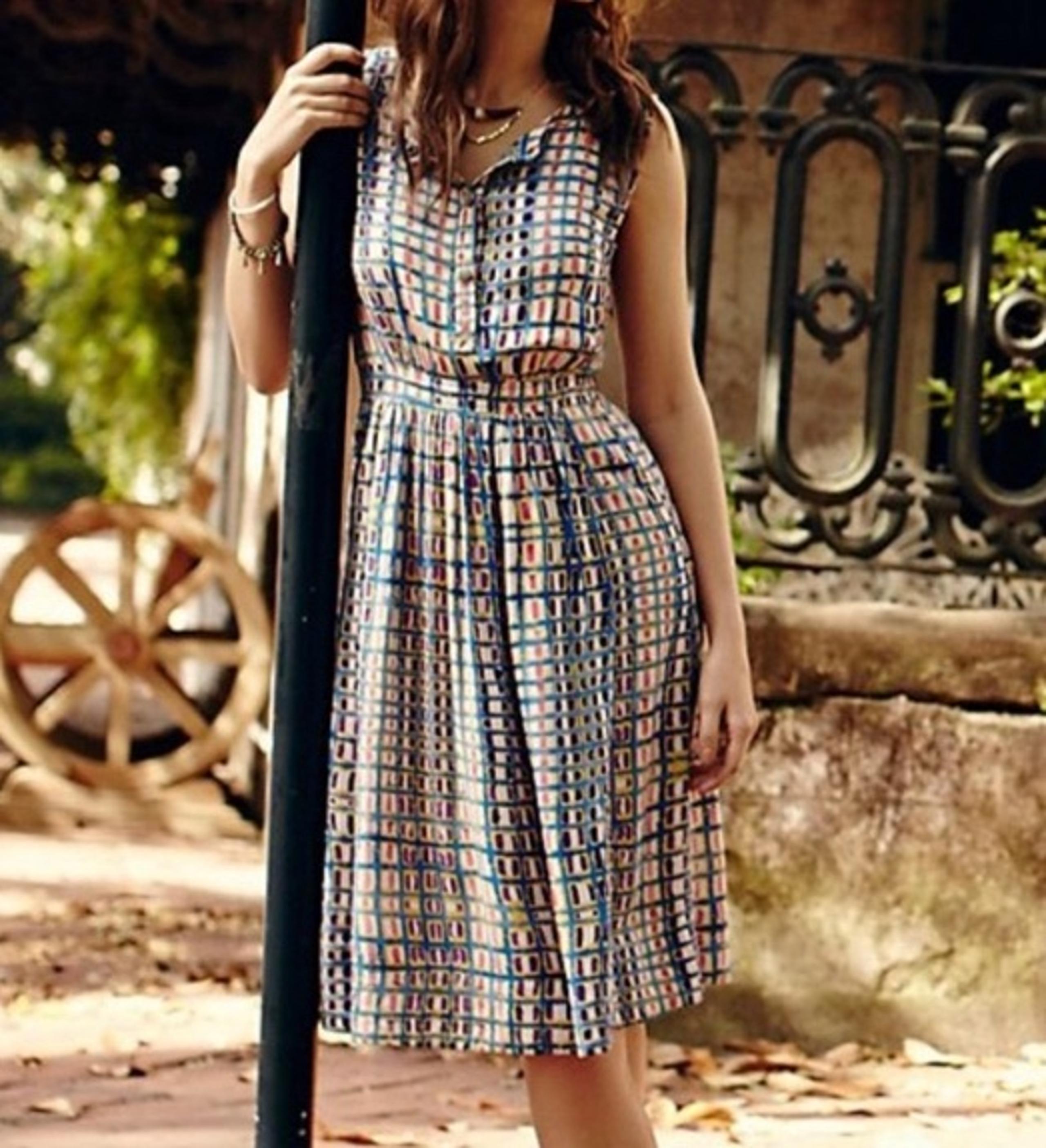 Anthropologie Plenty by Tracy Reese multicolor sleeveless dress