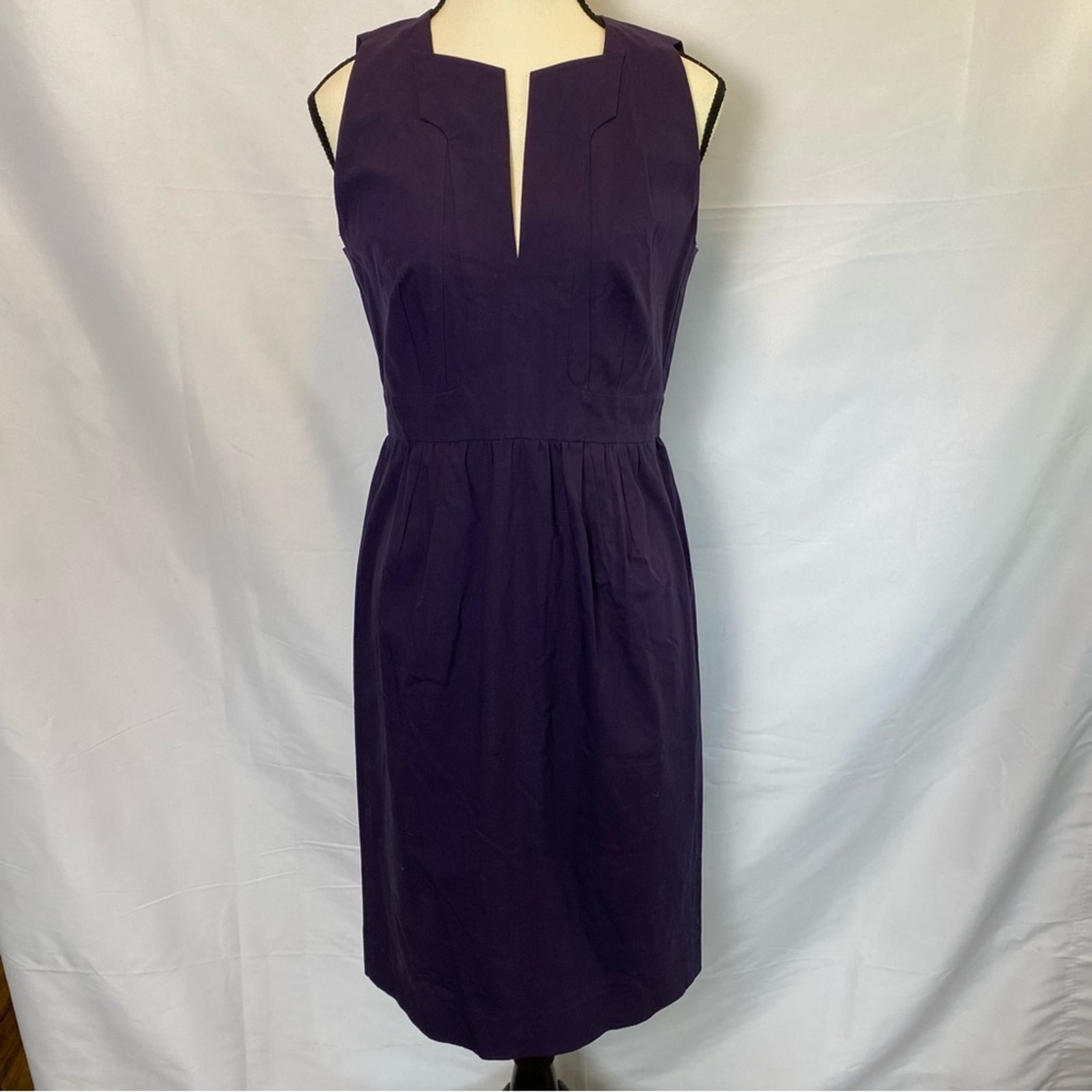 narciso rodriguez Women’s Size Small Purple Sheath Midi Dress Original Sample