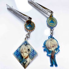 Amnesia Otomate Kent clip strap charm x2