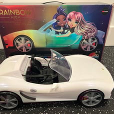 Rainbow High Color Change Car – Convertible Vehicle, 8-in-1 Light-Up, Multicolor