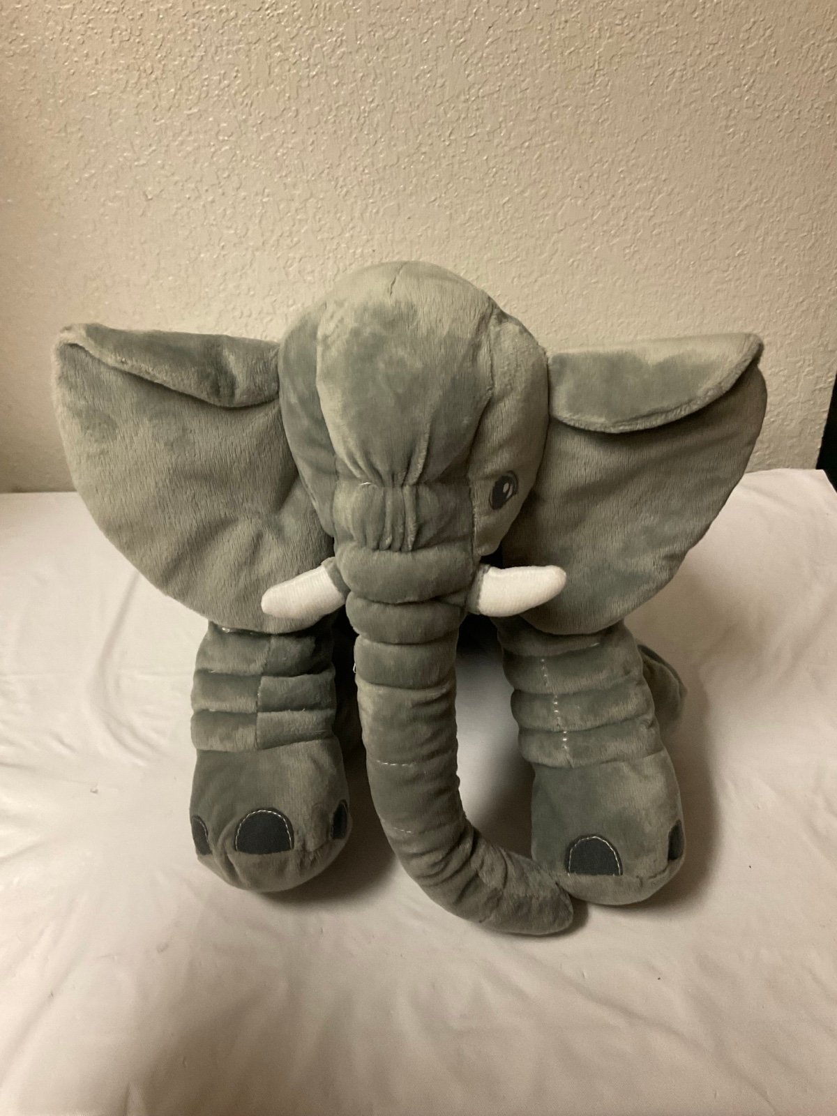 Plush Grey Elephant Stuffed Animals Gifts For Collectors Kids
