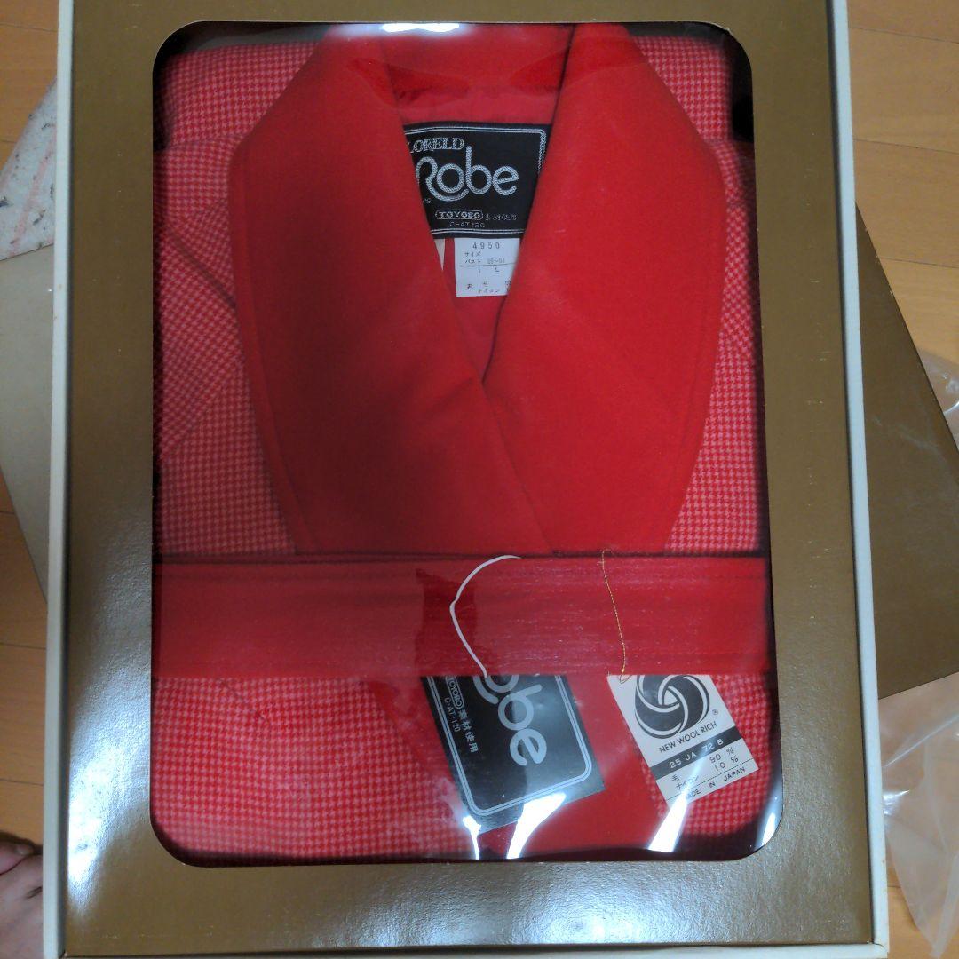 Red Bathrobe, Size L, Brand New