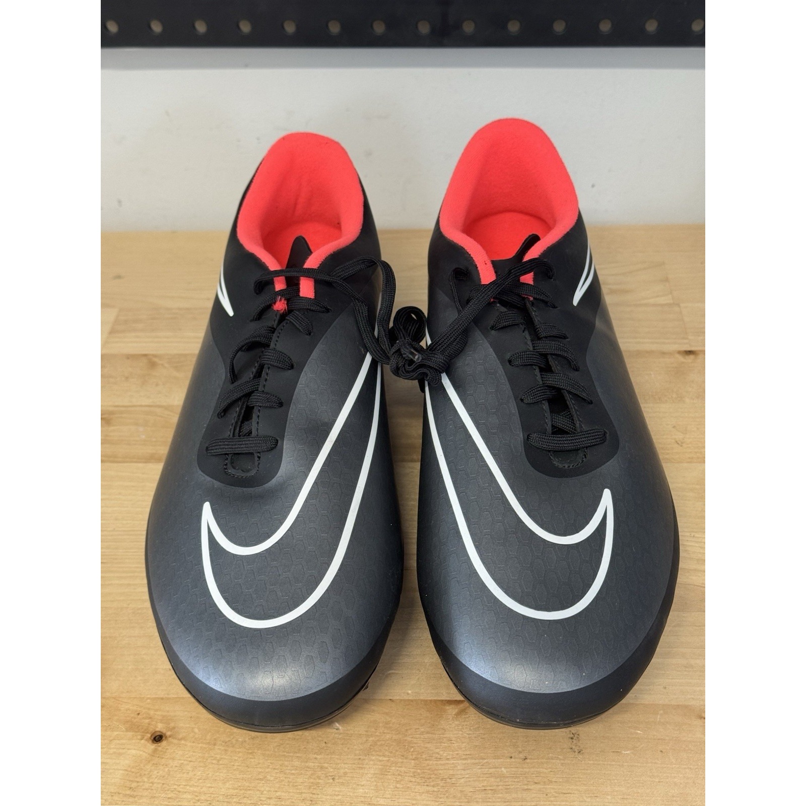 NIKE HYPERVENOM PHADE FG BOOTS CLEATS 2014 599809-016 US 13 MENS