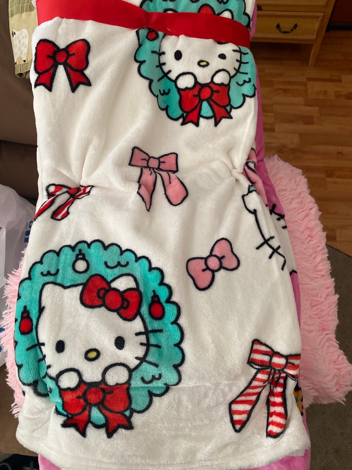 Hello Kitty christmas blanket 2 pack