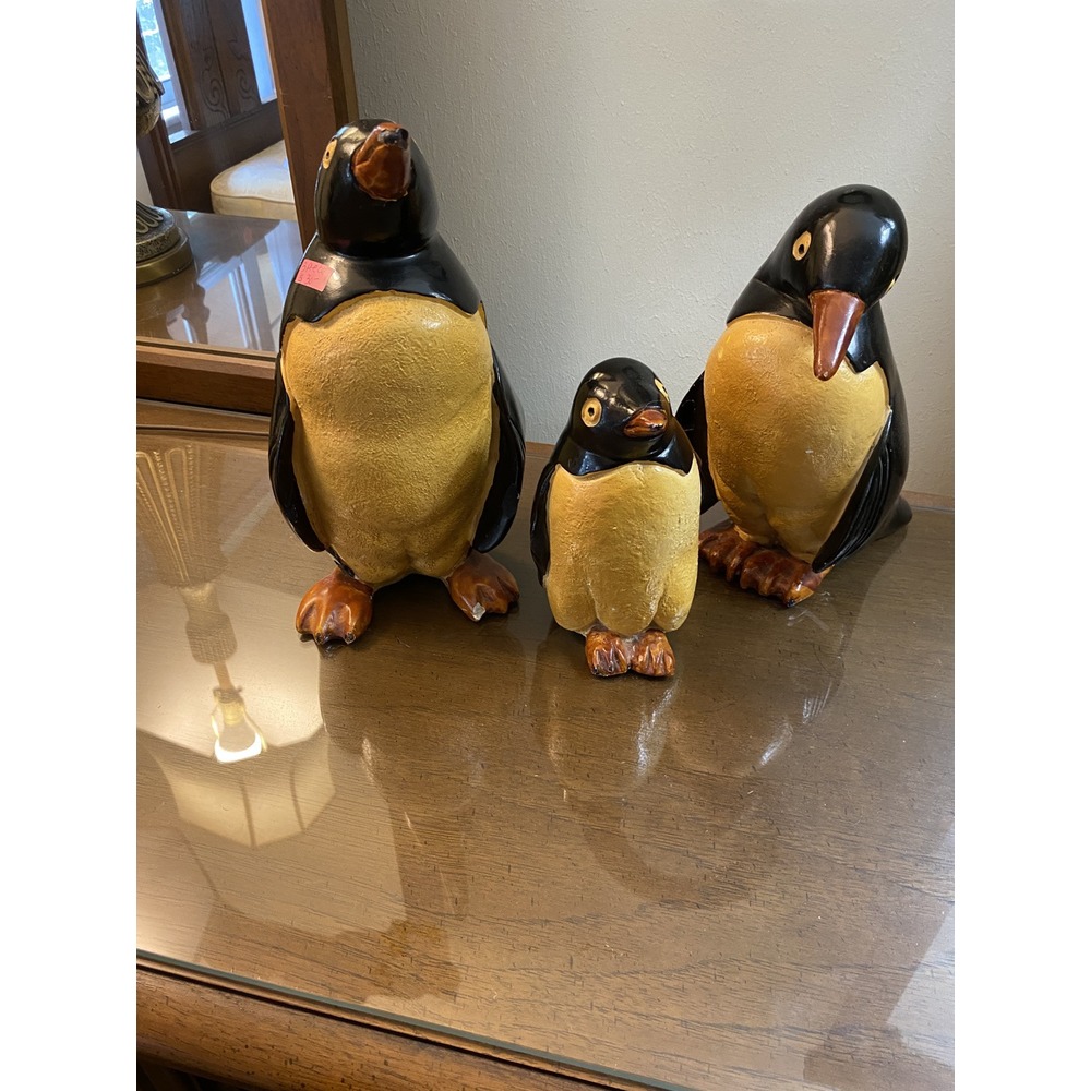 Mid Century Jaru 1974 Penguin Sculpture-10 Also 2 Other Pieces Buy Together-