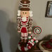 Flocked Gingerbread Nut cracker