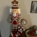 Flocked Gingerbread Nut cracker