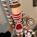 Flocked Gingerbread Nut cracker