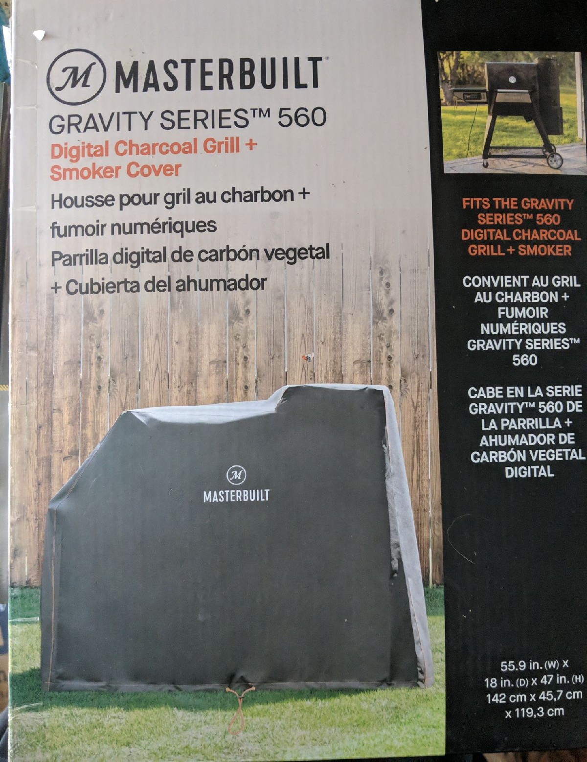 Masterbuilt gravity series 560 cover