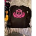 Juicy couture jc black pink diamond pullover sweatshirt top shirt
