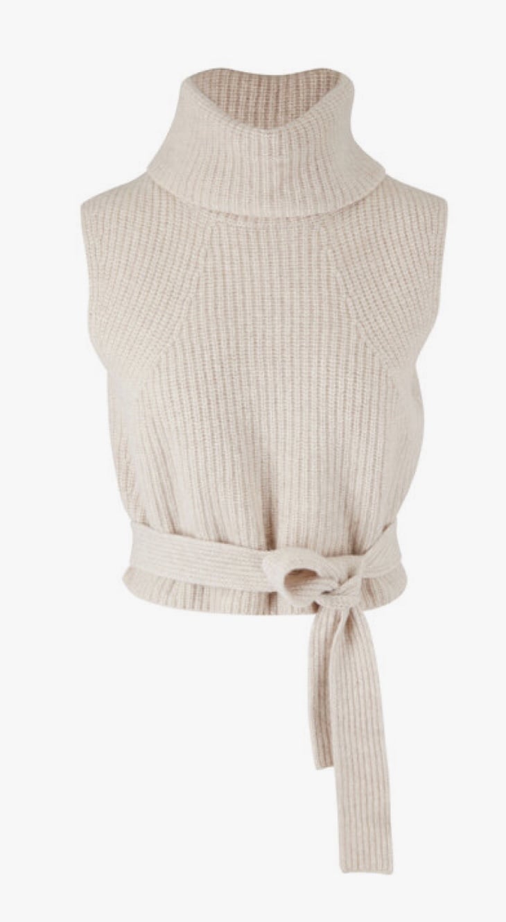 Vince tie turtleneck shell