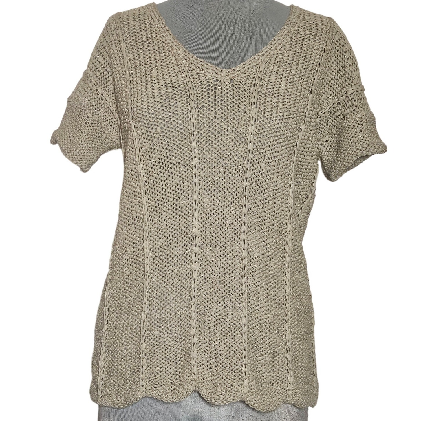 Vivienne Tam Open Knit Sweater Size Small