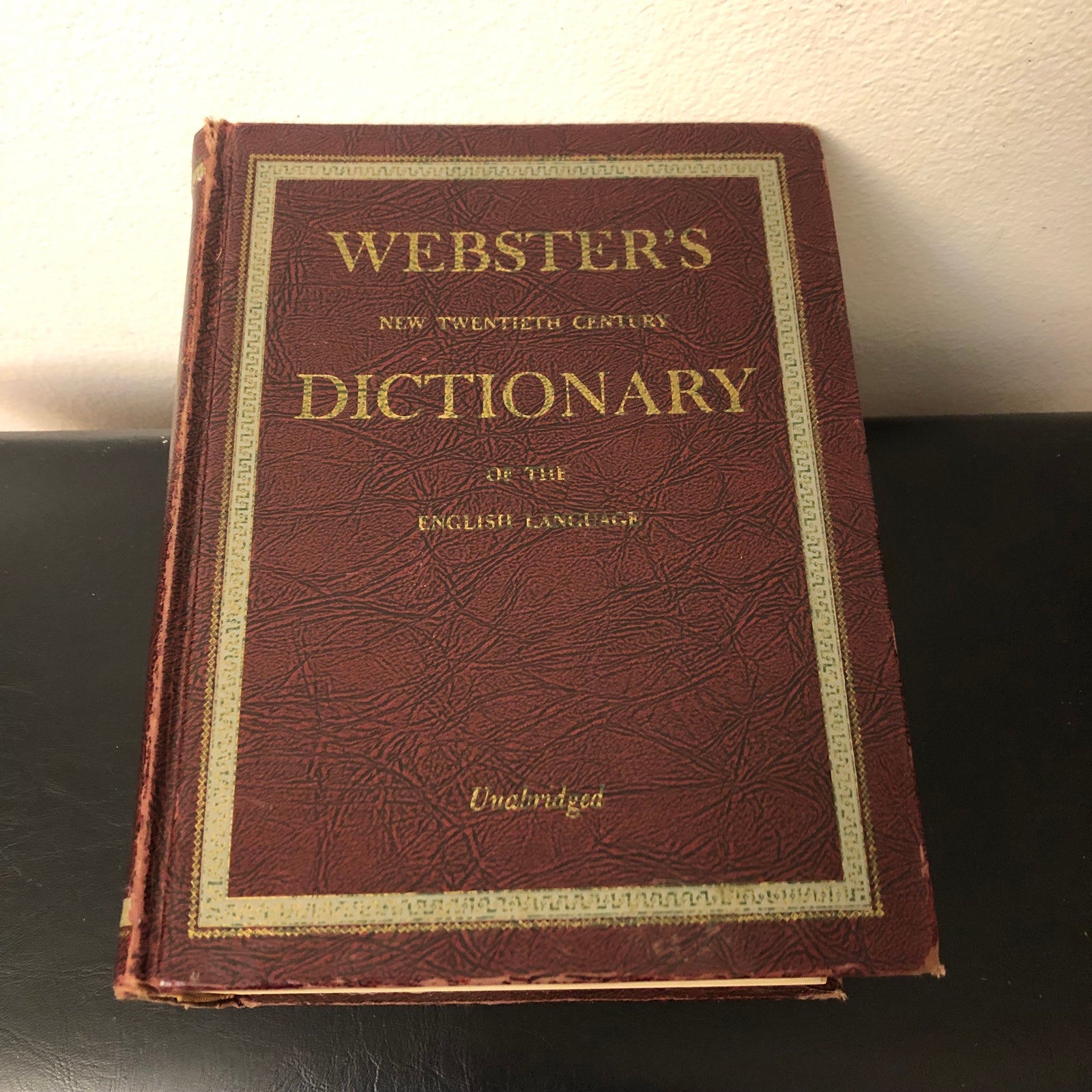 Vintage Collectible Webster's New American Dictionary, book 1952