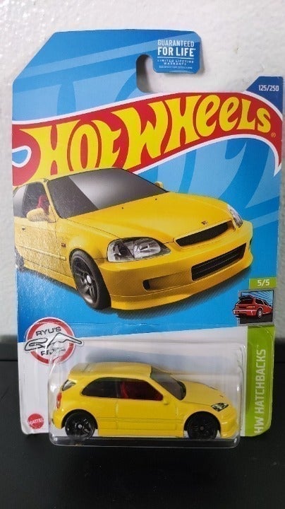Hot Wheels Ultra rare 99 Honda Civic Type R w/ Tampo Error