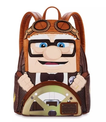 NWT Exclusive 2024 Disney Park Pixar Up Carl Frederickson Loungefly Backpack