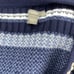 Aerie Blue Navy Striped Strapless Coastal Cowgirl Knit Tube Top Medium