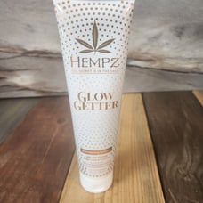 Hempz Glow Getter Shimmering Skin Firming Bronzer Tanning Lotion