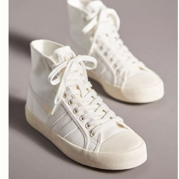 Gola Coaster High Tops in Off White | Size 6