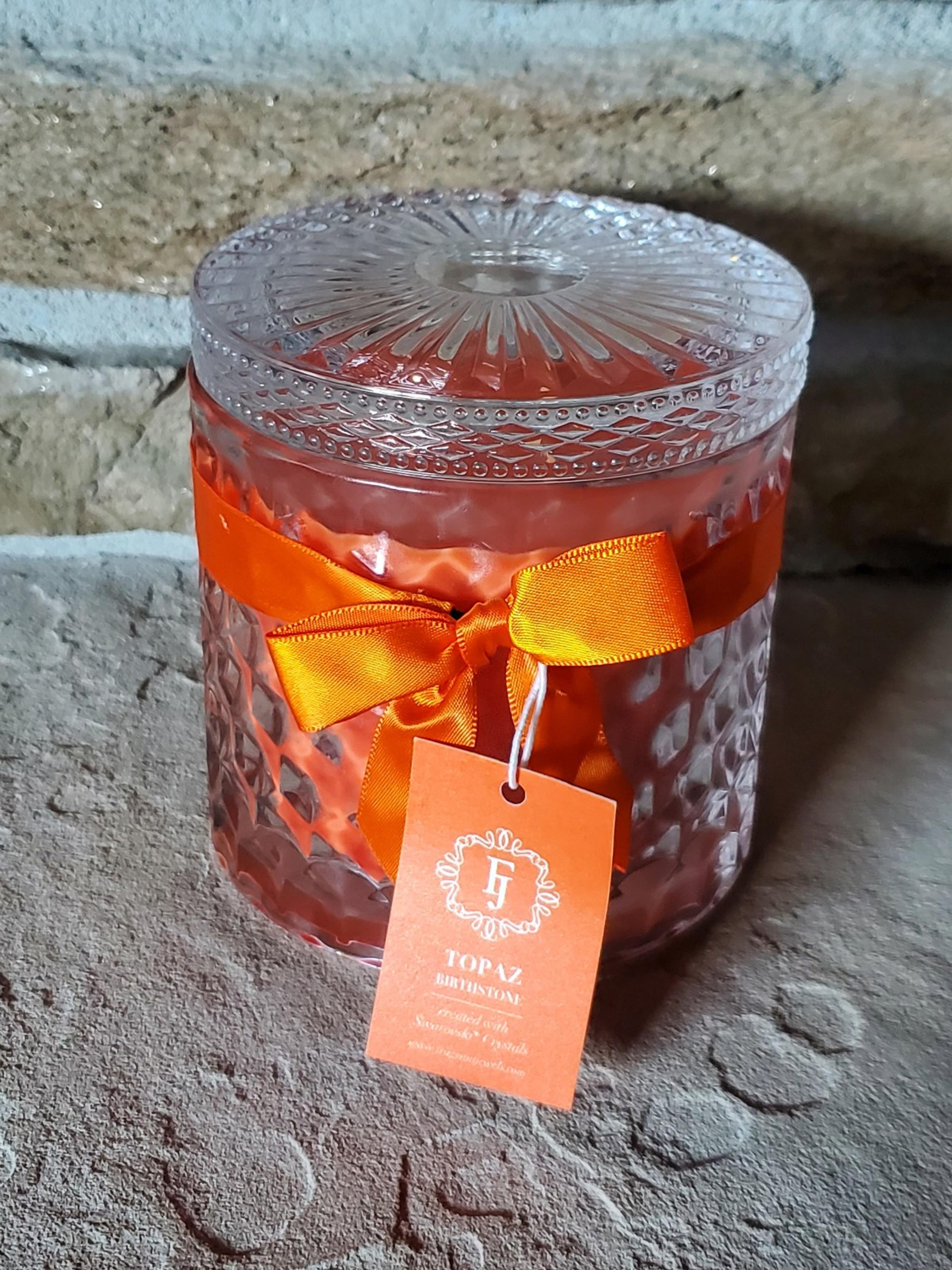 RINGLESS Fragrant Jewels November Birthstone Satin Candle