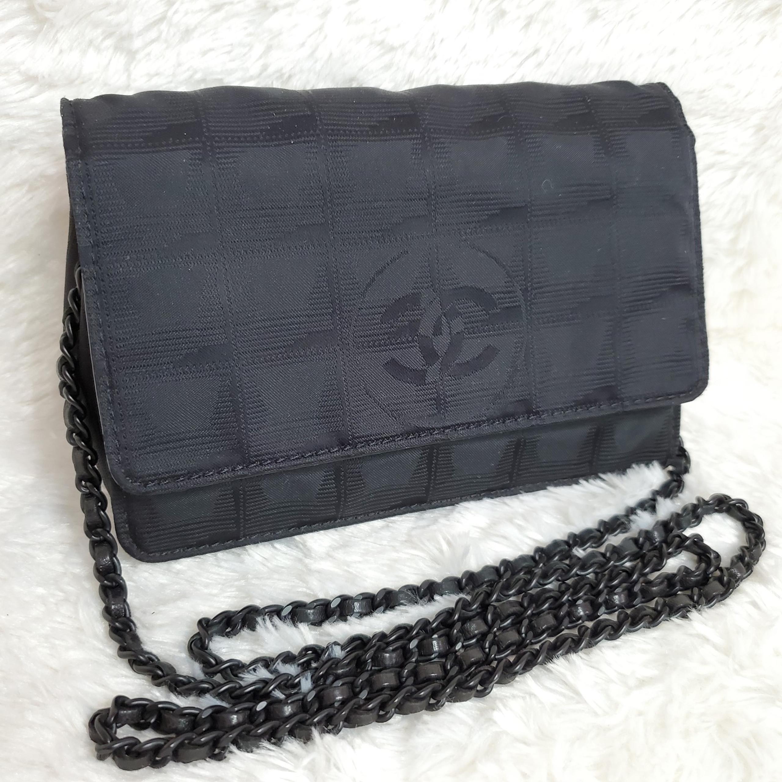 CHANEL Travel line Wallet on Chain crossbody bag