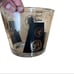Vintage Mid Century Black and Gold Coin Bar Set