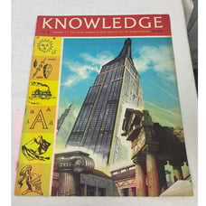 Vintage 1963 Knowledge No 1 Vol 1 Washington Silver Architecture Magazine