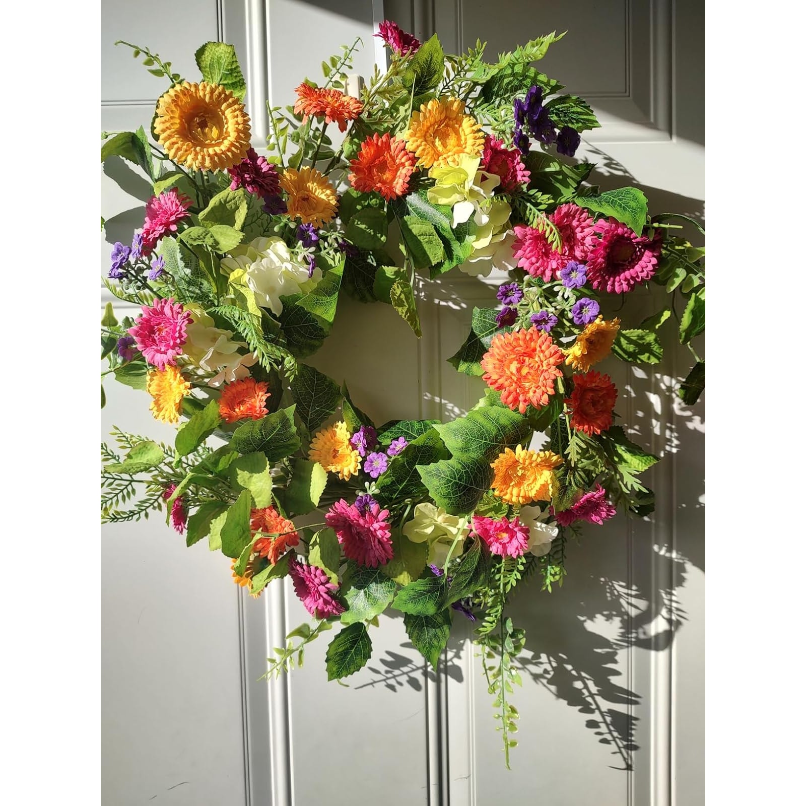 18 Summer Wreaths for Front Door Spring Eucalyptus Wreath Door Home Decor