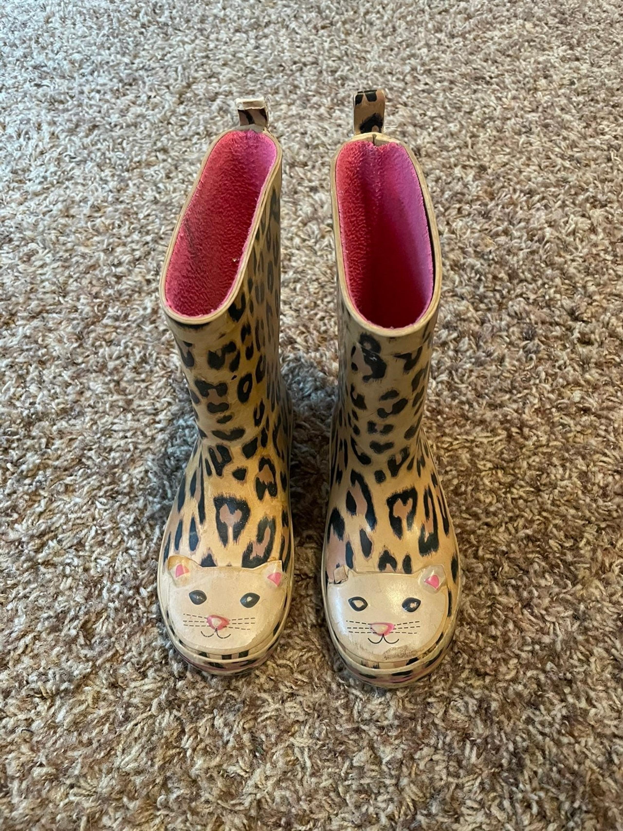 Gap Bryant Park Rainboots Leopard 9 10
