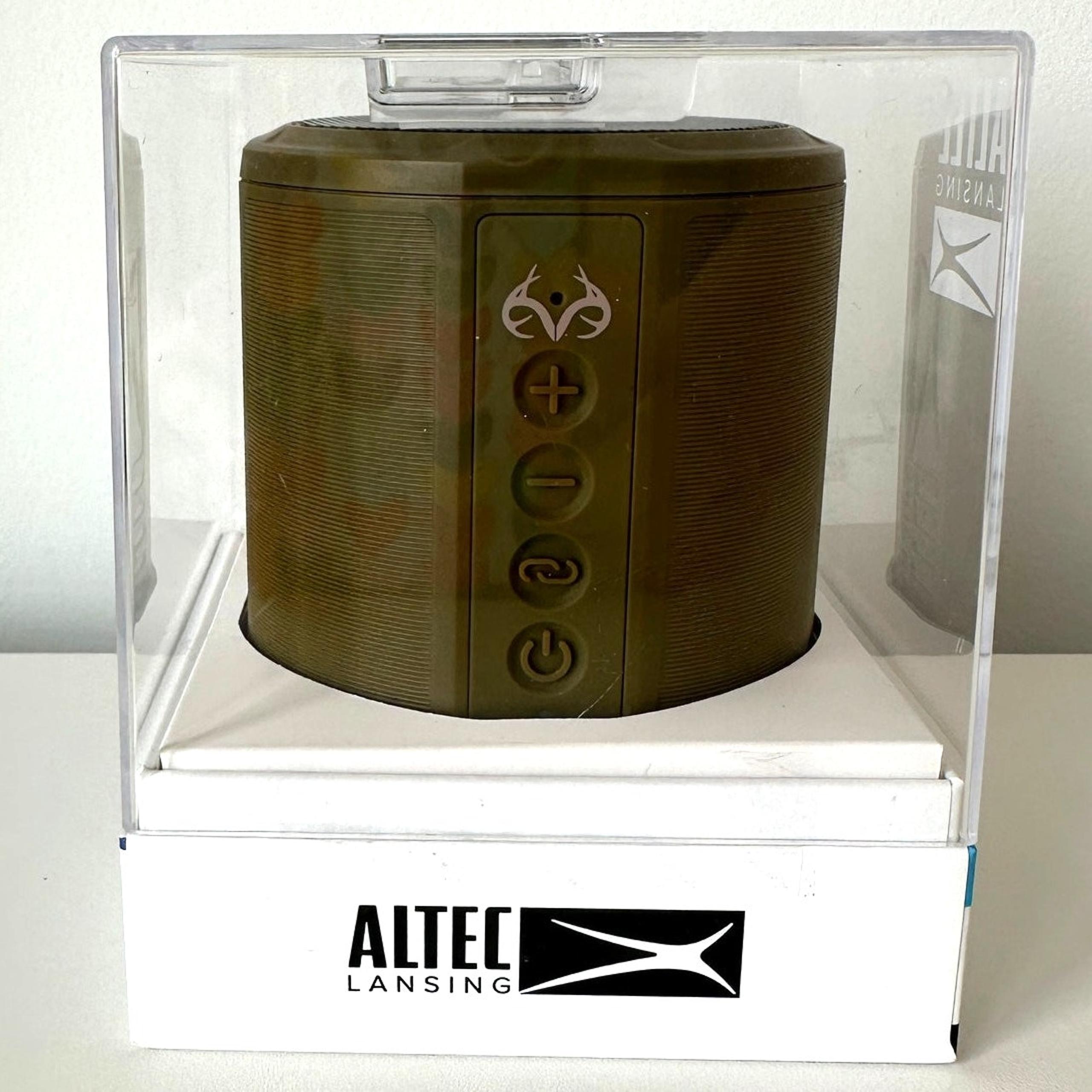 NIB Altec Lansing Hydra Orbit Waterproof Wireless Speaker Army Green