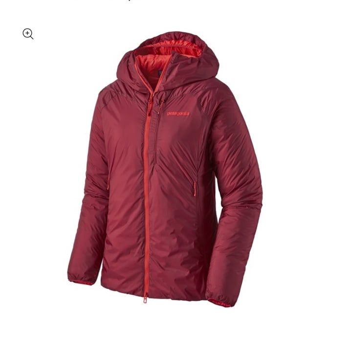 Patagonia DAS Light Hoody Puffer, Like New, Women’s Medium, Roamer Red
