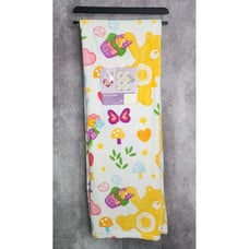 Care Bears Easter Throw Blanket Basket Spring Flower Bouquet 50 x70 Hearts NEW