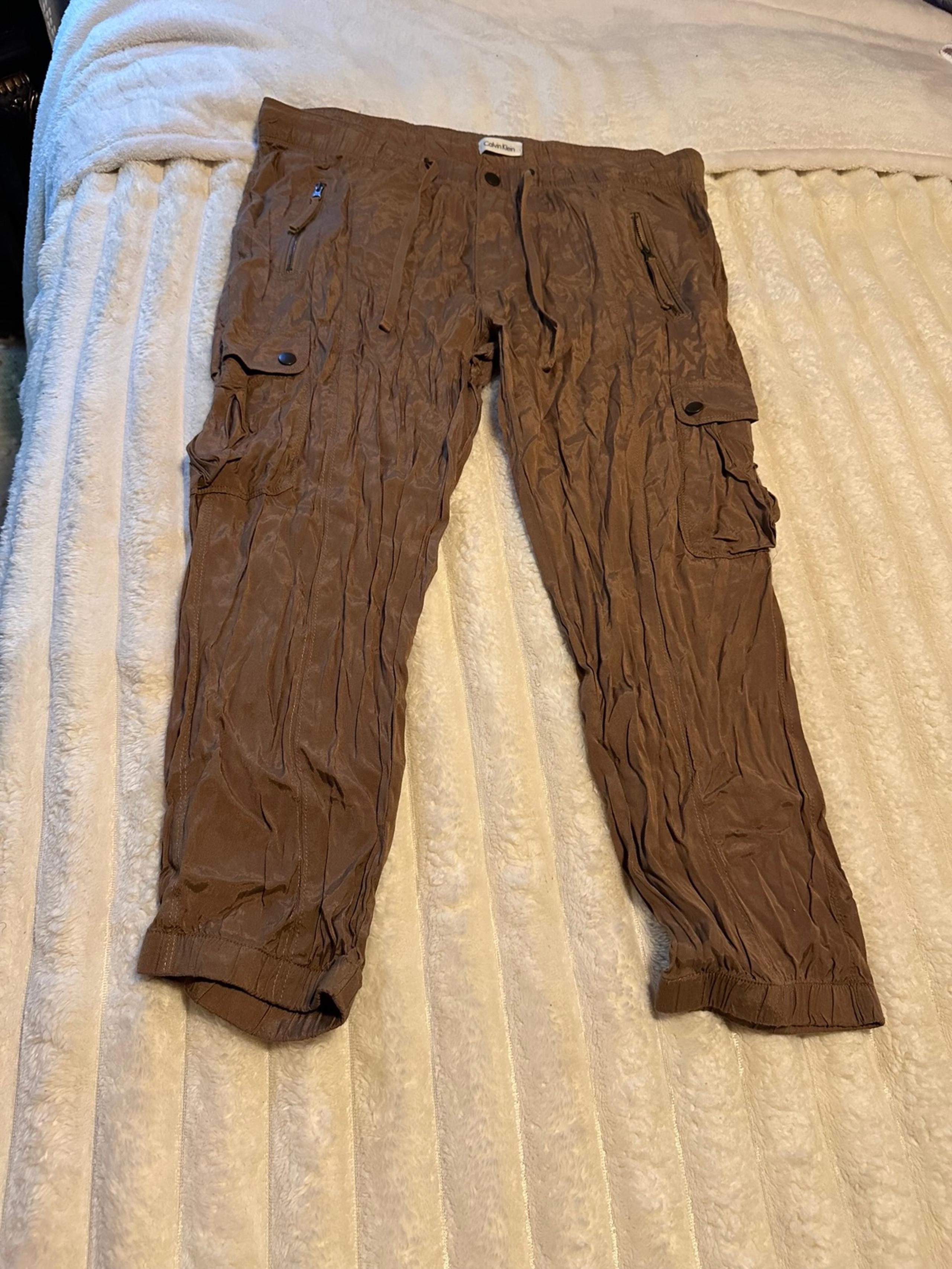 Calvin Klein brown cargo pants