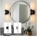 Industrial Vanity Light Fixture 2 Light Nickel
