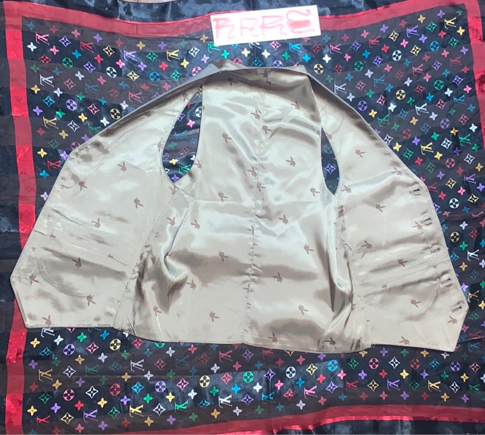 Archive Vintage Playboy Bunny all over logo Vest