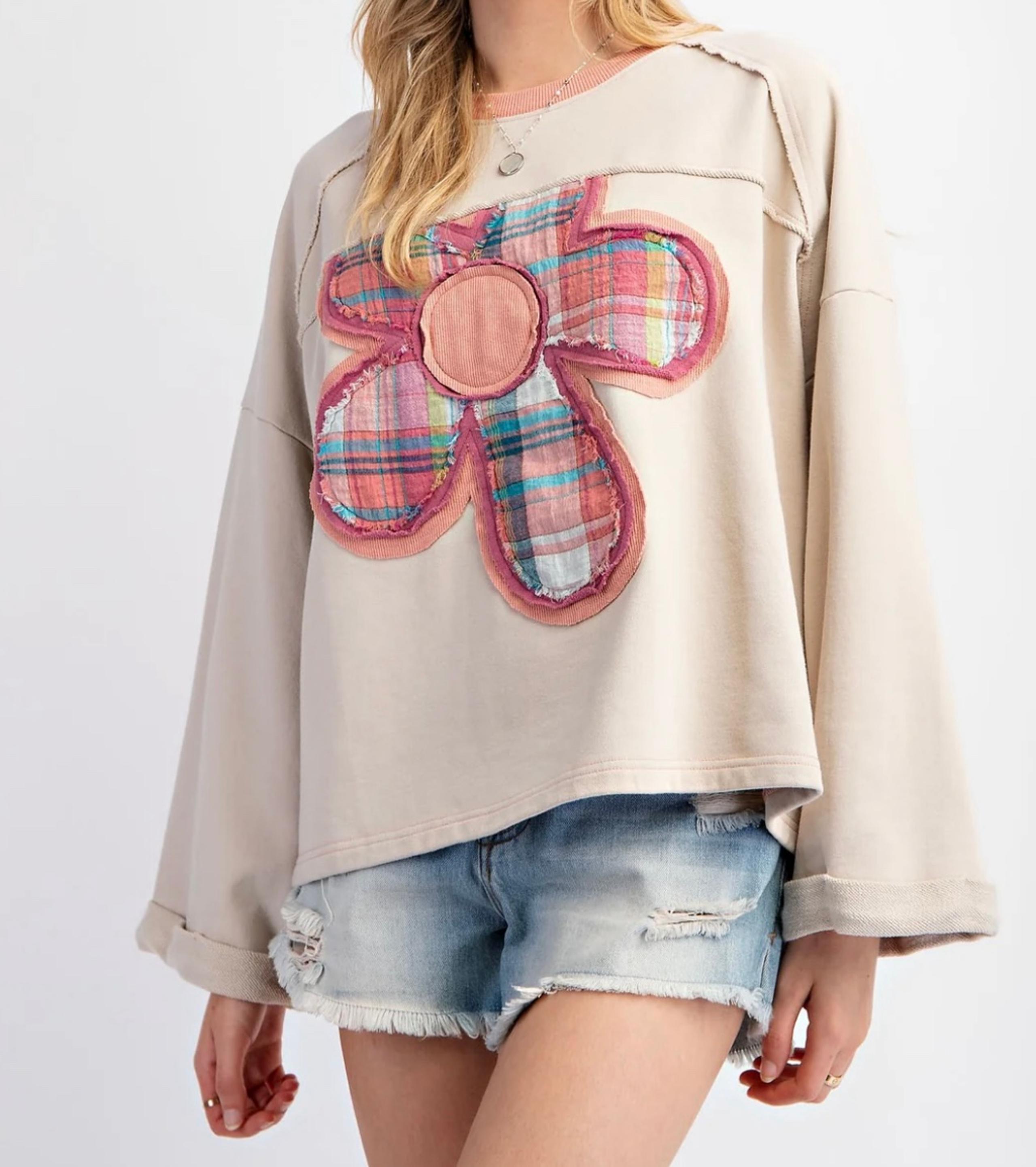 Easel Flower Patch Sweatshirt