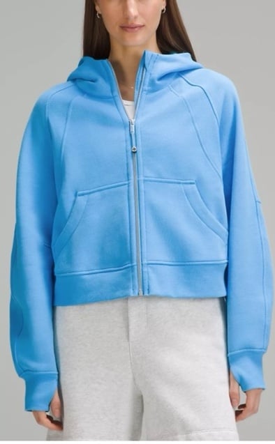 Lululemon full zip scuba