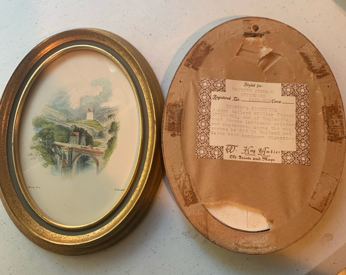 Vintage JMW Turner Vignettes
