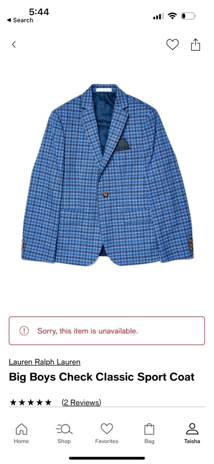 Ralph Lauren boys sports coat blazer