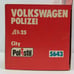 Polistil Volkswagen Polizei 1:25 White City Diecast Model Rare Vintage Car