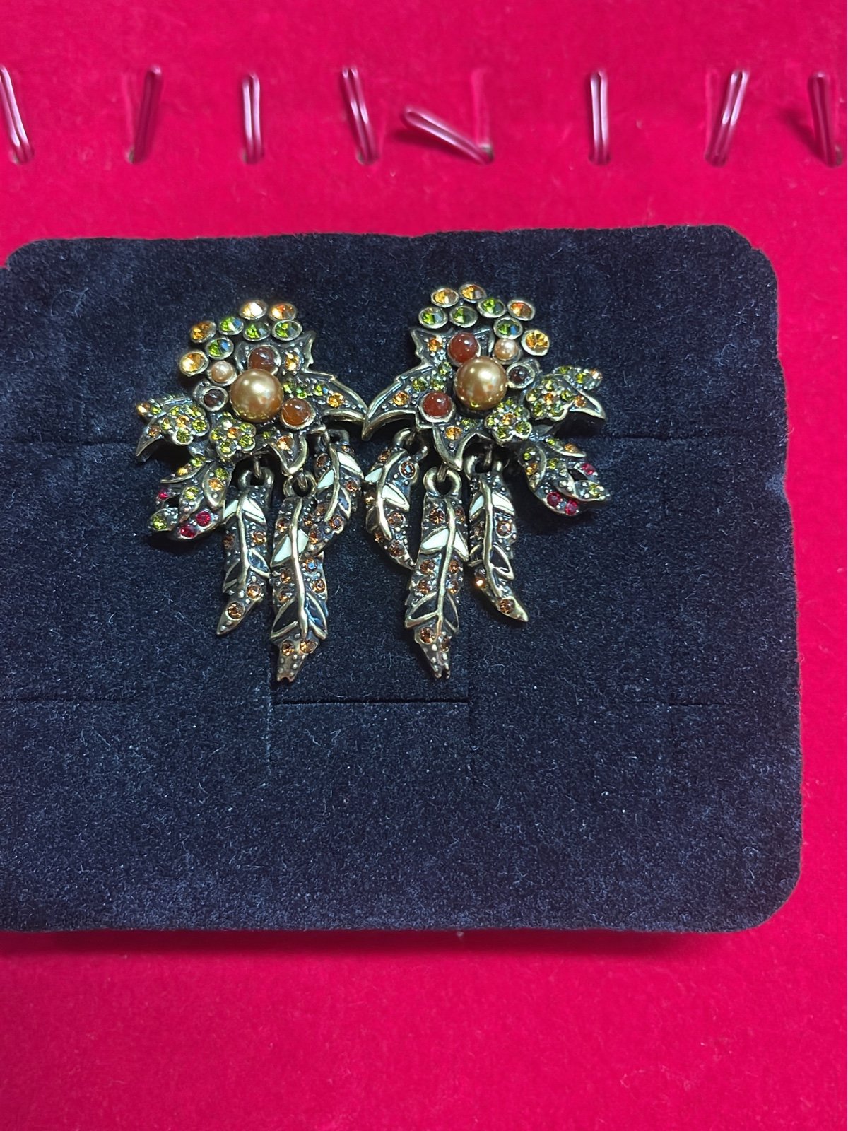 Heidi Daus Crystal Clip Earrings