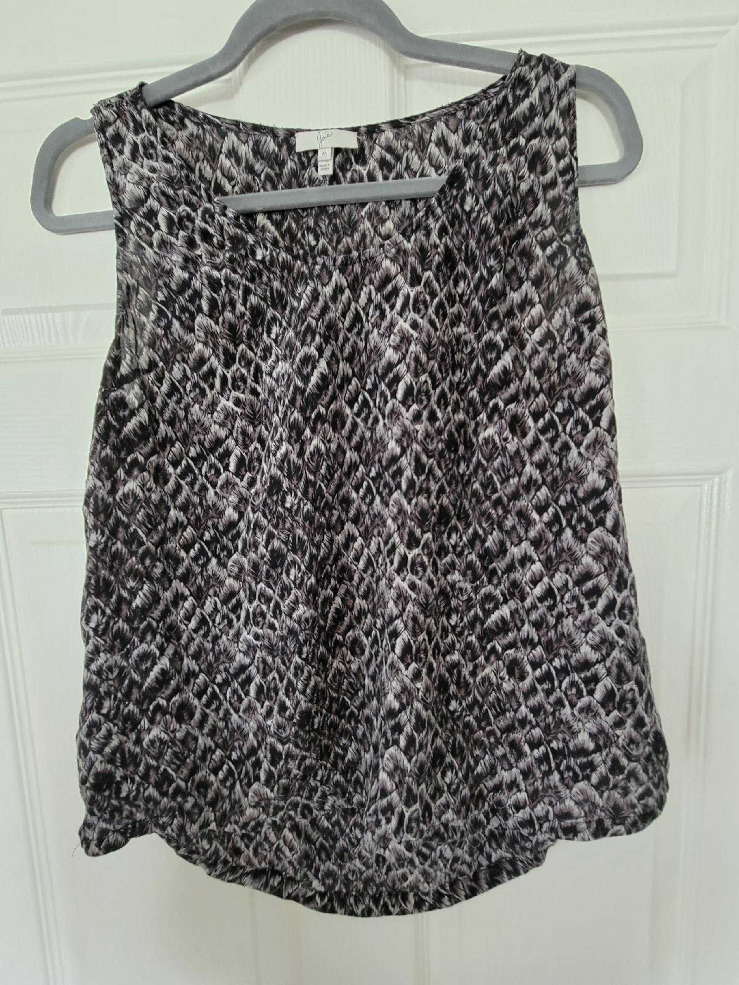 Joie Womens Silk Animal Print Tank Top