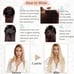 Burgundy Double Weft Clip in Human Hair Extensions Thick 20 Inch 8A Grade Soft