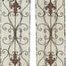 Wooden Scroll Home Wall Decor Arabesque Wall Sculpture, Set of 2