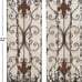 Wooden Scroll Home Wall Decor Arabesque Wall Sculpture, Set of 2