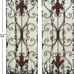Wooden Scroll Home Wall Decor Arabesque Wall Sculpture, Set of 2