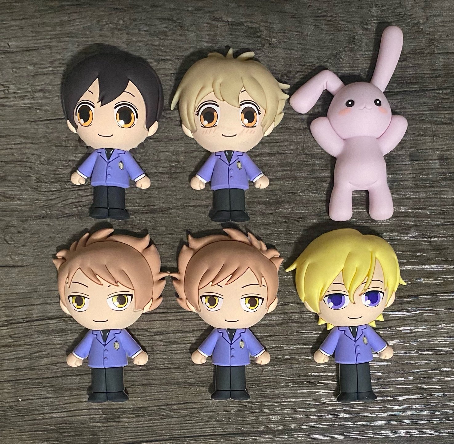 Ouran High School Host Club 3D Foam Magnet Bundle