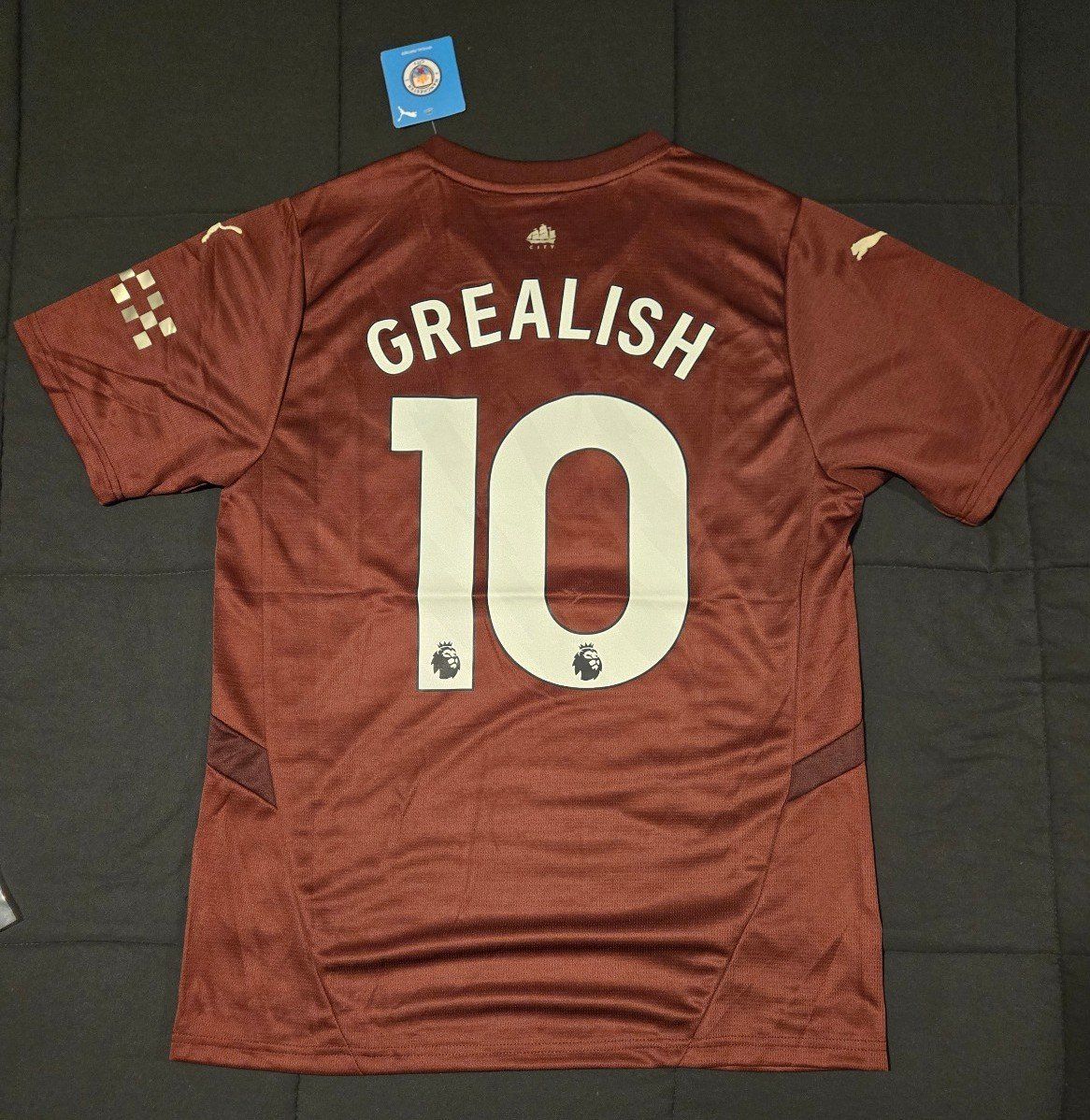 Manchester City 24/25 Third Kit Jersey Jack Grealish 10 Mens Large