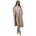 ZARA Faux Leather Super High Rise Slim Flare Pants Slit size 2 34 Long Beige